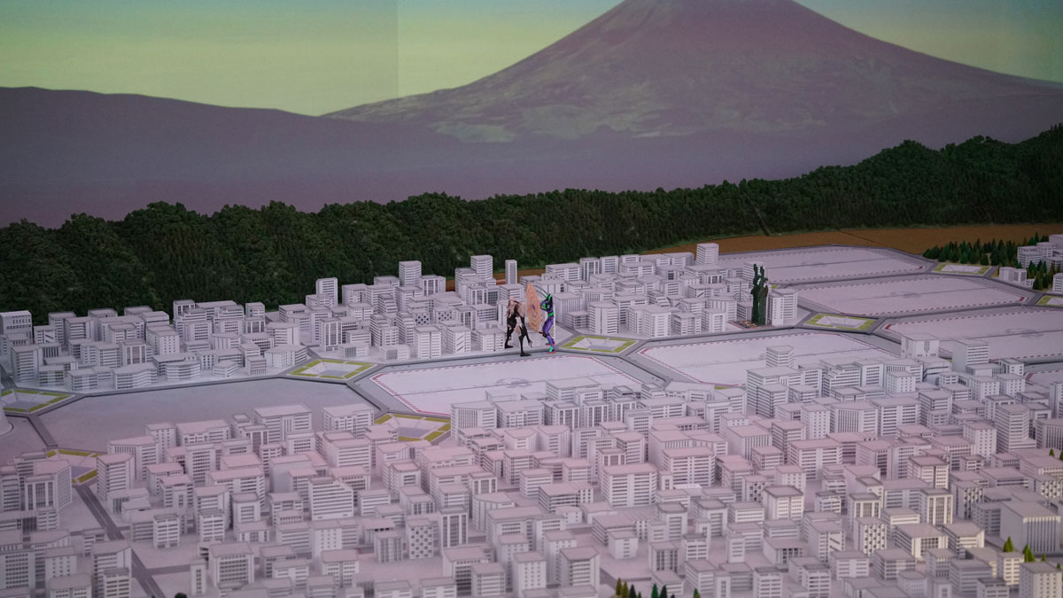 This whole city area would transform, like in the anime