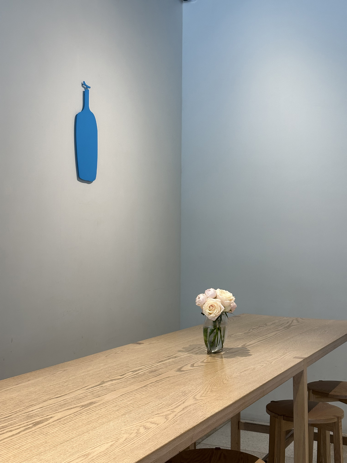 We visited this Blue Bottle almost every day for our morning coffee.